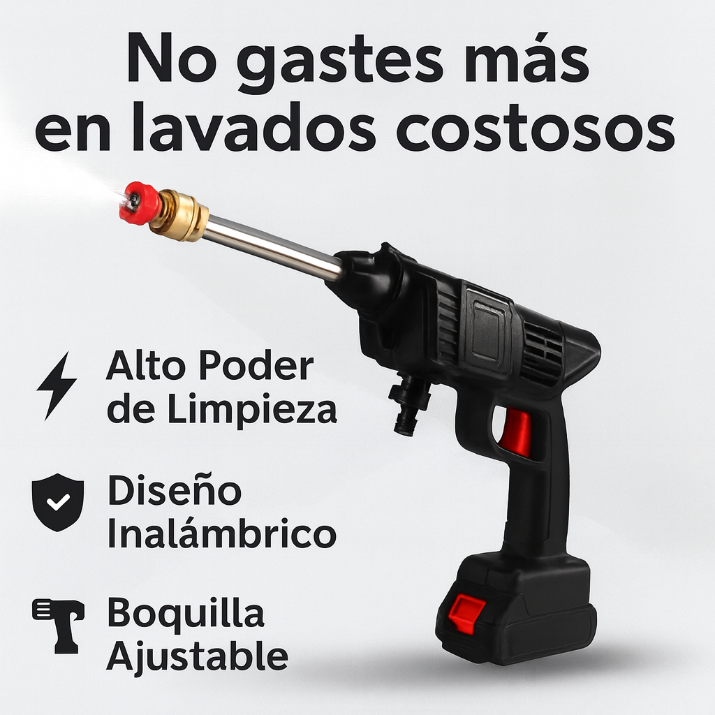 Kit Vacaciones - Hidrolavadora & Aspiradora - Portatil & Potentes